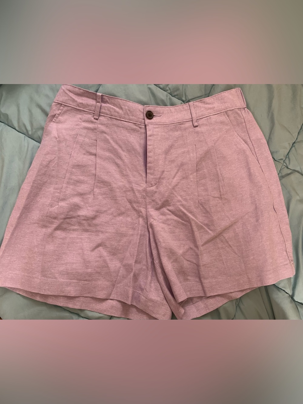 Liz Claiborne Violet Linen-Blend Women’s Shorts
